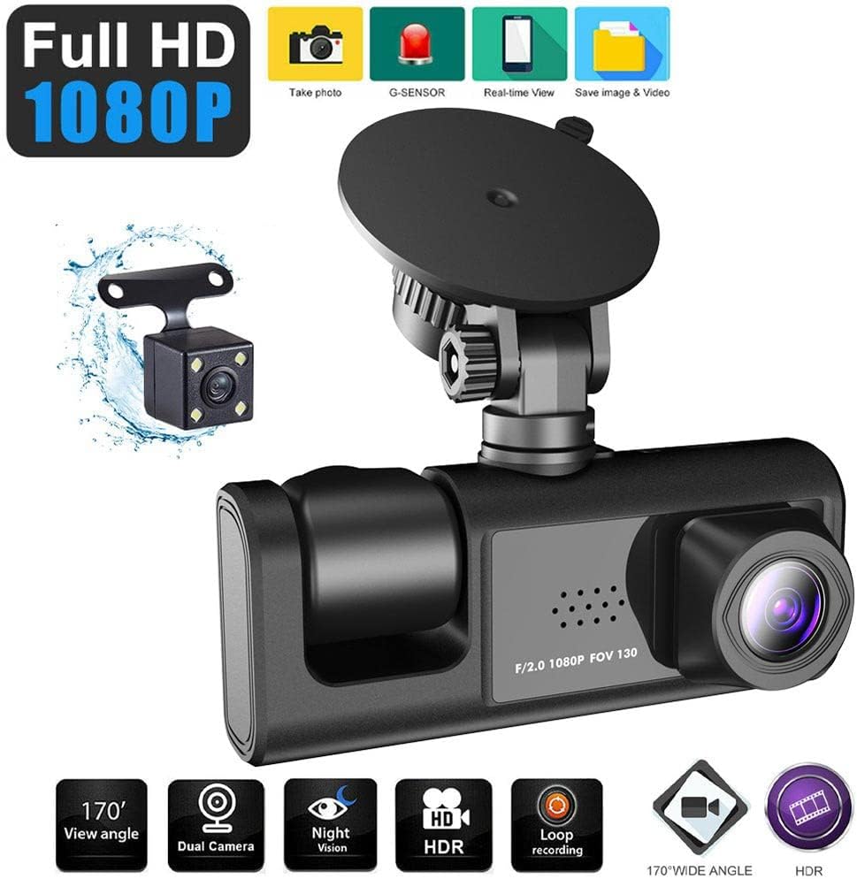 Κάμερα Αυτοκινήτου με Διπλό Φακό